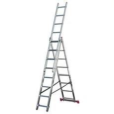 Krause többcélú alumínium létra, 3x8 fokos
