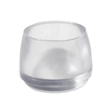 SB műanyag széklábpapucs, áttetsző, D=16, 8db