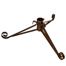 Fém karácsonyfatalp, bronz, D=80cm, D=5,5cm 