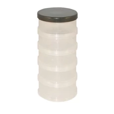 Műanyag tároló doboz tetővel, 5db