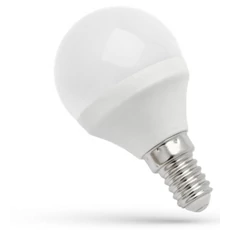 LED izzó, gömb, E14, 5W, 4200K