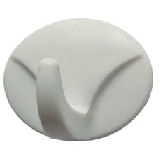 Fali fogas bliszterben, öntapadós, ovális, 25x32mm, fehér, 4db