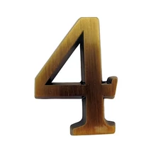 SB öntapadós antik ajtószám "4", 4,5cm