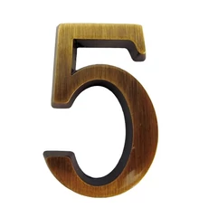 SB öntapadós antik ajtószám &quot;5&quot;, 4,5cm