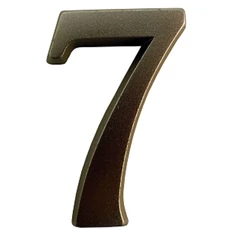 SB öntapadós matt ezüst ajtószám &quot;7&quot;, 4,5cm