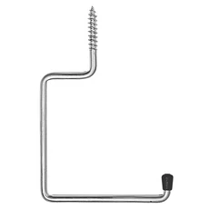 Csavaros, négyzetes garázskampó, 170x110mm