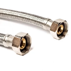 Flexibilis bekötőcső vízhez, 1/2",BB, 30cm