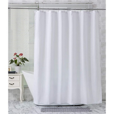 Textil zuhanyfüggöny, fehér, 180x200cm