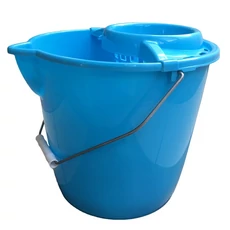 Felmosóvödör csavarókosárral, kerek, 12L