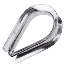 Kötélszív bliszterben, horganyzott, 12mm
