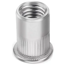 Peremes szegecsanya bliszterben, rovátkolt, horganyzott, M4x10mm, 20db