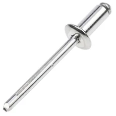 Popszegecs bliszterben, alu-acél, 4.8x16mm, 100db