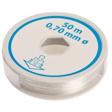 Perlondrót univerzális felhasználásra, 50m, 0.7mm, áttetsző