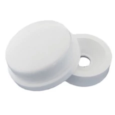 Tükörrögzítő gomb bliszterben, műanyag, fehér, 4db