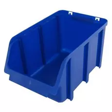 SLK-4 tároló doboz fedél nélkül, műanyag, kék, 20.5x33x14cm