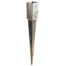 Beüthető oszlophüvely, tüzihorganyzott, 91x91x900/2mm, (ET)