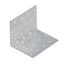 Sarokösszekötő lemez perf. erős., horganyzott, 60x60x80/1,5mm 