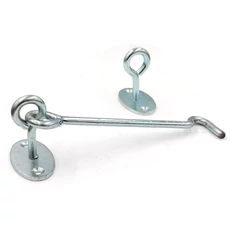 Talpas ajtókapocs szemmel bliszterben, horganyzott, 12cm