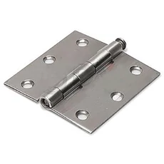 Csuklópánt kivehető csappal, normál, INOX, 6.3x6.3cm, 2mm