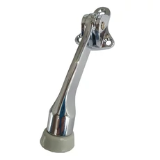 Ajtókitámasztó, krómozott, 14cm (ET)