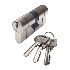 Elzett 758 fúrásvédett zárbetét, nikkel, 50/60mm, 3 kulcs Elzett 758 fúrásvédett zárbetét, nikkel, 50/60mm, 3 kulcs