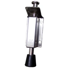 SB rugós ajtókitámasztó, inox, 14cm