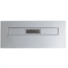 Levélbedobó oszlopra, fém, fehér