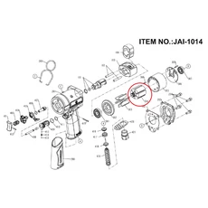 Jonnesway JAI-1014-304 forgórész a JAI-1014 légkulcshoz