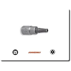 Jonnesway Kézi dugókulcsfej 1/4" Torx T20 lyukas S08H220