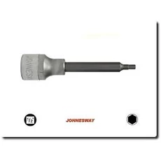 Jonnesway Kézi dugókulcsfej 1/2" Imbusz H4 hosszított S09H4304