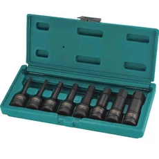 Jonnesway Gépi dugókulcsfej 1/2"  8 darabos imbusz készlet H5-H19-ig 