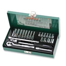 Jonnesway Dugókulcs készlet 1/4" 23 db-os 