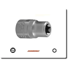 Jonnesway Kézi dugókulcsfej 3/8&quot; E-torx 16-as