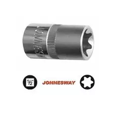 Jonnesway Kézi dugókulcsfej 1/2&quot; E-torx 22-es