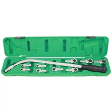 Jonnesway ékszíj szerelő készlet, hajlított, univerzális, 12-19mm, E10-E18