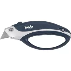 KWB PROFI SEFITY KNIFE biztonsági fémházas trapéz pengés kés 170 mm 
