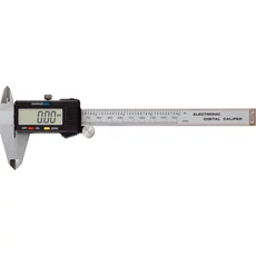 KWB INOX precíziós digitális matt króm tolómérő 150 mm KWB INOX precíziós digitális matt króm tolómérő 150 mm