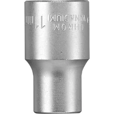 KWB PROFI CrV 1/2" hullámos profilú matt króm dugófej 10 mm