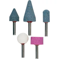 KWB PROFI alu.oxid csapos köszörűkő klt.  5 db fém, üveg, kerámia és műanyaghoz KWB PROFI alu.oxid csapos köszörűkő klt.  5 db fém, üveg, kerámia és műanyaghoz