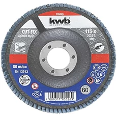 KWB lamellás fémcsiszoló korong, G60, 115x22.23mm