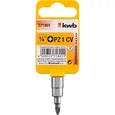 KWB CrV dugófej, PZ1, 1/4", 37mm