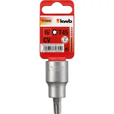 KWB Profi CrV behajtó bit, T45, 1/2&quot;