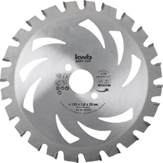 KWB Akku Top keményfém körfűrészlap, 150x16x1.2mm, fogak: 24