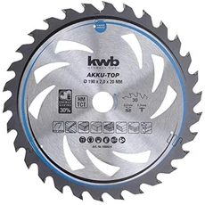 KWB Akku Top Energy Saving 30% TCT extra vékony fűrészlap, 30 fog, 190x20x1.3mm