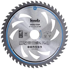 KWB Akku Top Energy Saving 30% TCT extra vékony fűrészlap, 48 fog, 210x30x1.3mm