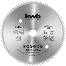 KWB Profi CrV fűrészlap, 100 fog, 160x20x1.2mm KWB Profi CrV fűrészlap, 100 fog, 160x20x1.2mm