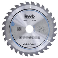 KWB Profi TCT fűrészlap, 30 fog, 210x30x1.6mm