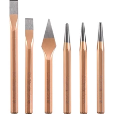 KWB acél véső és kúpos kiütő készlet, 6 darabos KWB acél véső és kúpos kiütő készlet, 6 darabos