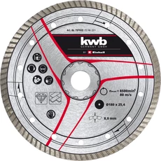 Einhell gyémánt vágókorong, turbó, 250x25.4mm