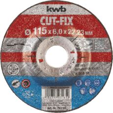 KWB Profi Cut-Fix alumínium-oxid fémvágó korong, 115x22.23x6mm